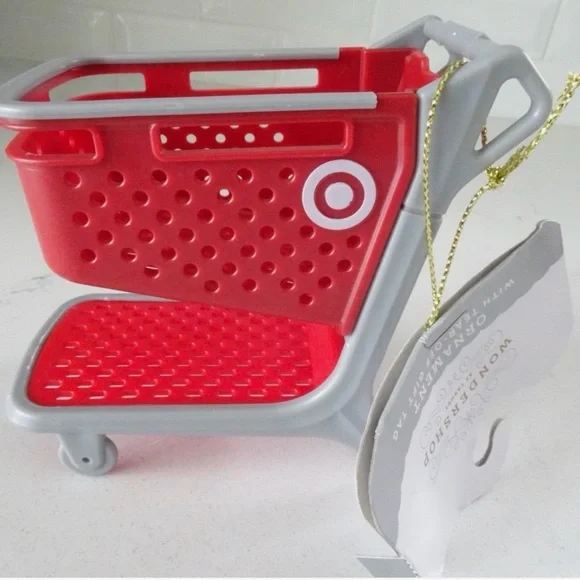 ❤️ 🛒NEW Target Shopping Cart Ornament - Wondershop 4” - Picture 2 of 7